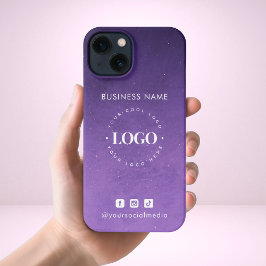 Lila Galaxy Ombre Business Logotyp & Social Media