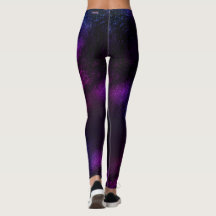Lila Galaxy Ombre leggings Waveline brand