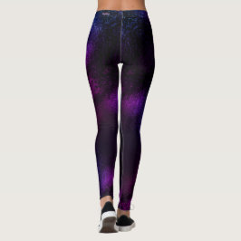 Lila Galaxy Ombre leggings Waveline brand