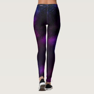 Lila Galaxy Ombre leggings Waveline brand