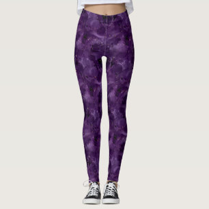 Lila Galaxy-seriens design 8 Leggings
