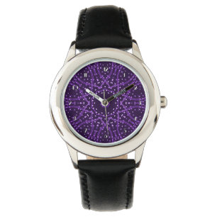 Lila Galaxy Stars Wrist Watch Armbandsur