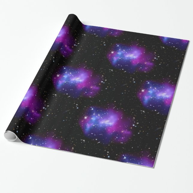 Lila Galaxy Universe Astronomy NASA Space Presentpapper (Utrullad)