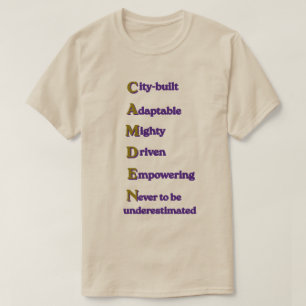 LILA GALENSKAP Herr unisex lila guld hemstad T Shirt
