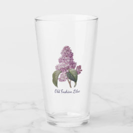 Lila gammaldags syrenblomma tumlarglas glaskopp