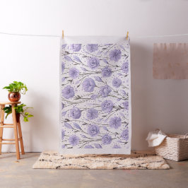 Lila Garden Fabric Tyg