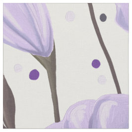 Lila Garden Fabric Tyg