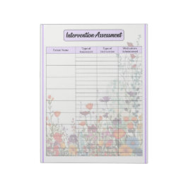 Lila Garden _ Intervention Assessment Anteckningsblock