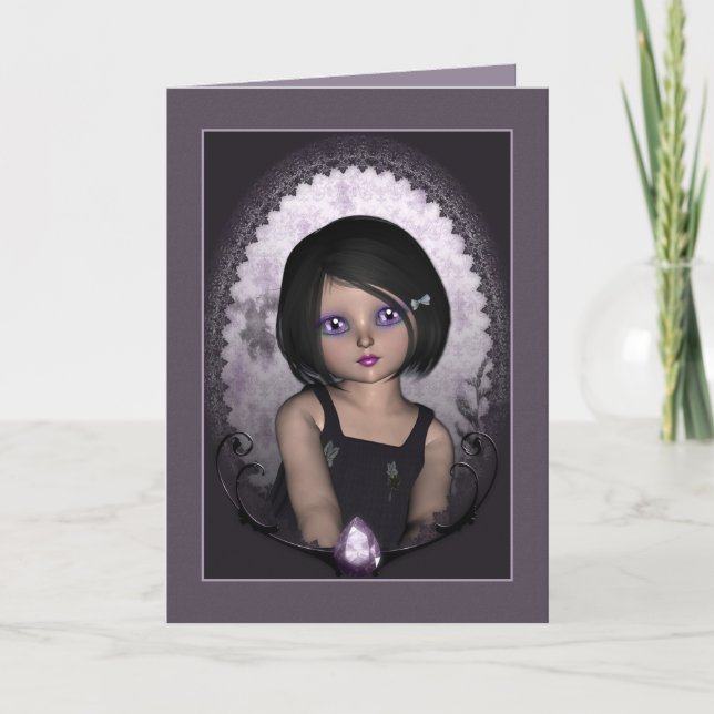 Lila Gem Kort (Framsida)