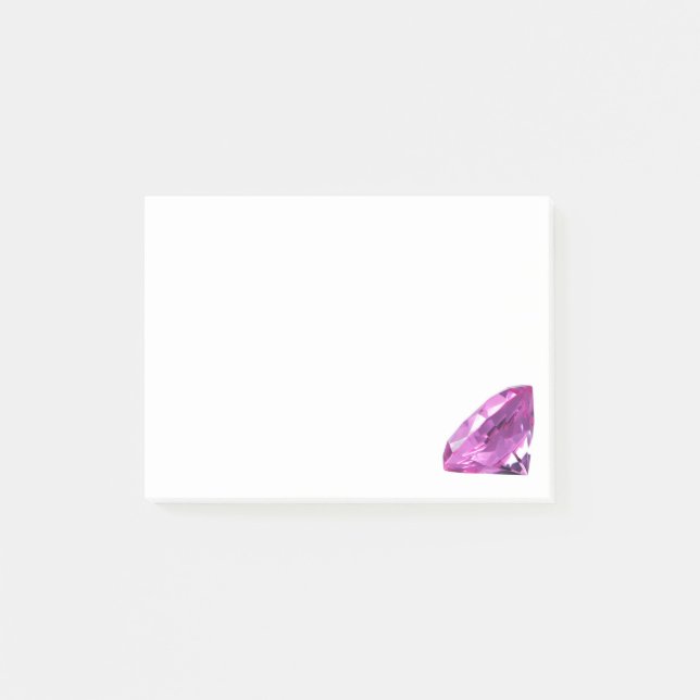 Lila Gem Post it Notes Post-it Block (Framsida)
