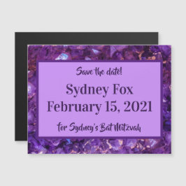 Lila Gems Spara datum magneter