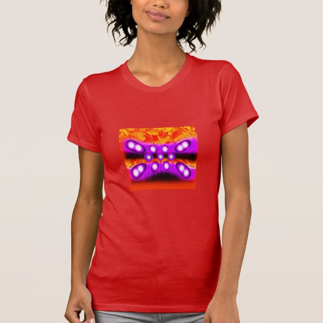 Lila gems t shirt (Framsida)