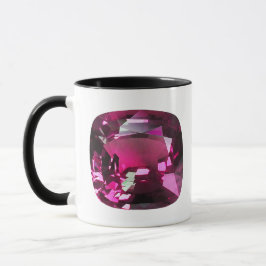 Lila Gemstone Mugg