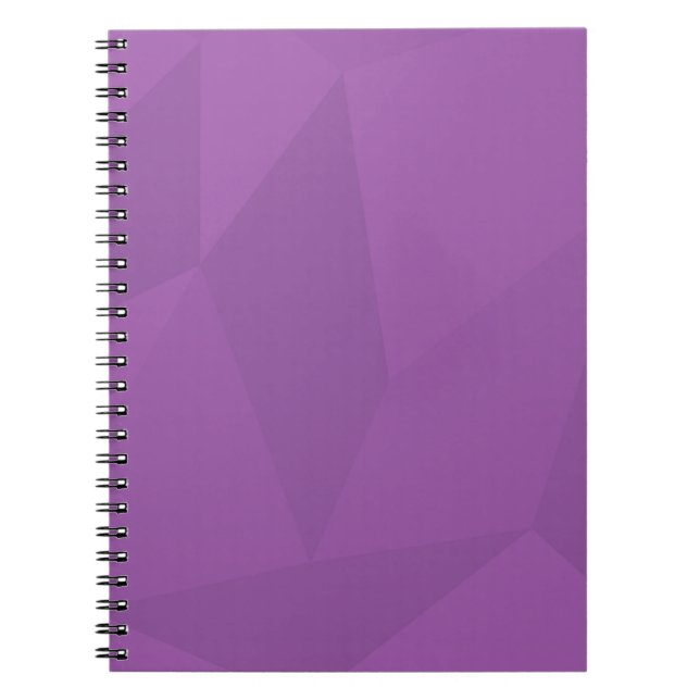Lila, geometri, coola, trendig, modern konst anteckningsbok (Framsidan)