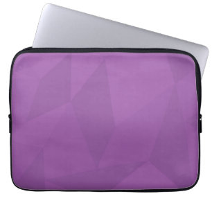 Lila, geometri, coola, trendig, modern konst laptop fodral