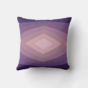 Lila Geometric Abstrakt Art Kudde