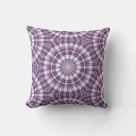 Lila Geometric Mandala Dekorativ kudde 16 tum x 16