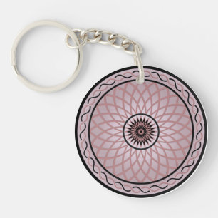 Lila geometrisk blomma