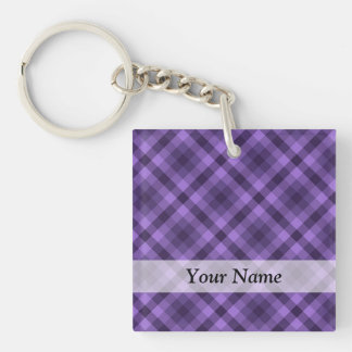 Lila gingham mönster