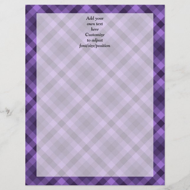Lila gingham mönster (Framsida)