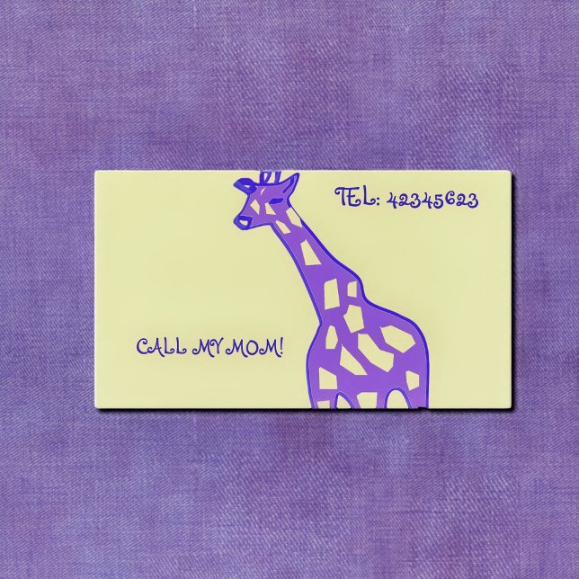 LILA GIRAFFE (Skapare uppladdad)