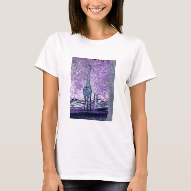 Lila Giraffes Tee (Framsida)