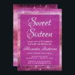 Lila Girly Glitter Gnistra Sweet 16 Birthday Inbjudningar<br><div class="desc">Lila Watercolor Gnistra Sweet sixteen Födelsedagsfest inbjudan för en Himmel Celestial Stars 16 födelsedagsfest firande. Den här inbjudan är perfekt för en Burgundy Girly Sweet 16-Födelsedagsfest. Kontakta designern om du vill ha anpassade matchande objekt.</div>
