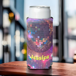 Lila Glam Disco Party Spegel Boll Bachelorette