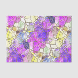 Lila Glass Mosaic Decoupage