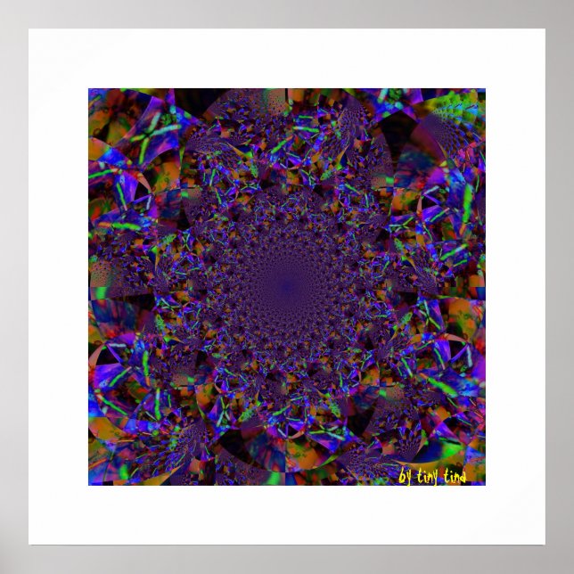 Lila Glass Poster (Framsidan)