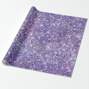 Lila Glitter Confetti Gnistra Presentpapper