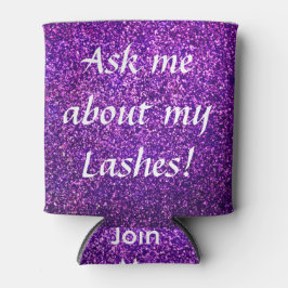 lila glitter för presentatörer som skräddarsyr