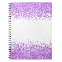 Lila Glitter iPad Air Cover