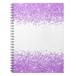 Lila Glitter iPad Air Cover Anteckningsbok