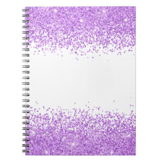 Lila Glitter iPad Air Cover Anteckningsbok