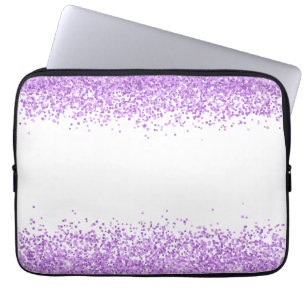 Lila Glitter iPad Air Cover Laptop Fodral