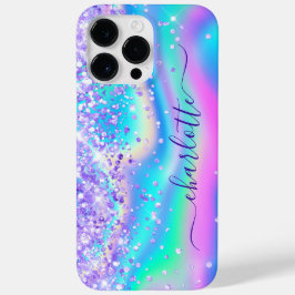 Lila Glitter Iridescent Glam Girlaktig Signatur