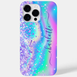 Lila Glitter Iridescent Glam Girlaktig Signatur