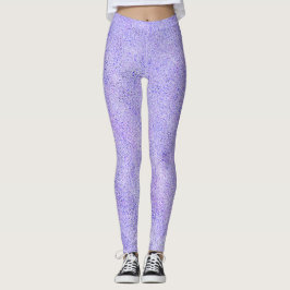 Lila Glitter Leggings