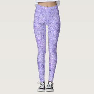Lila Glitter Leggings