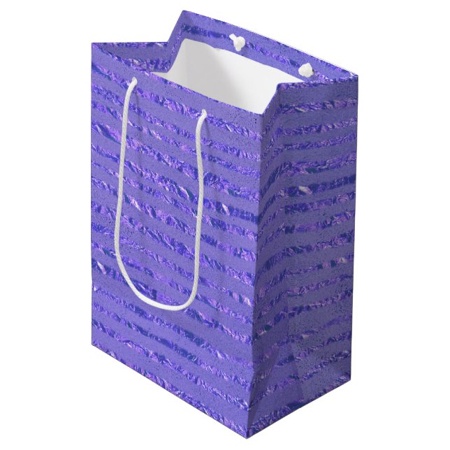 Lila Glitter-menyfliksdesign, mellanliggande prese (Framsidan Vinklad)