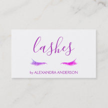Lila Glitter och Gnistra Eyelash Extension
