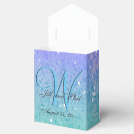 Lila Glitter Patio Lantern Confetti Glam Blue Presentaskar
