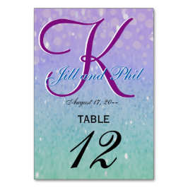 Lila Glitter Patio Lantern Confetti Glam Glow Bordsnummer