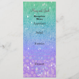 Lila Glitter Patio Lantern Confetti Glam Glow Meny