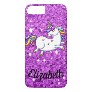 Lila Glitter Unicorn