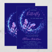 Lila Gnistra Butterfly Girl Baby Shower