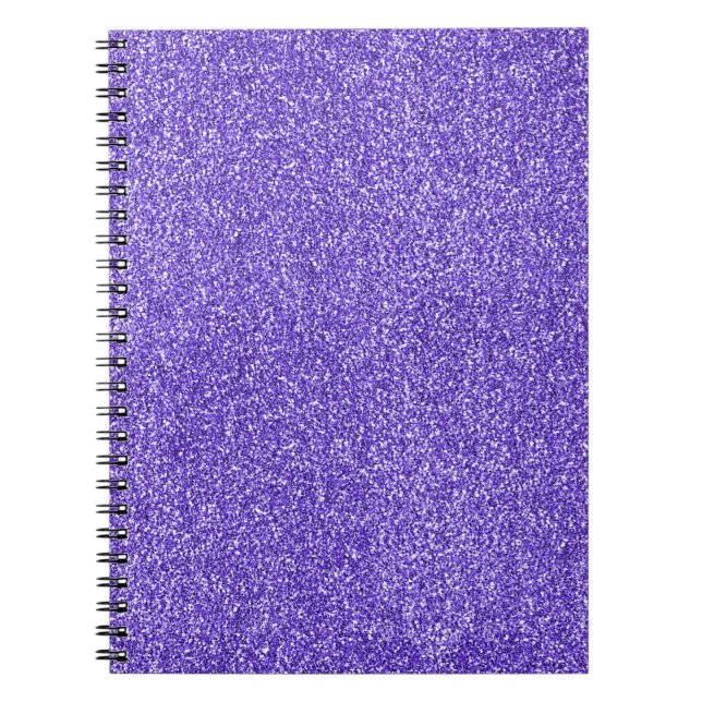 Lila Gnistra Glitter Anteckningsbok (Framsidan)