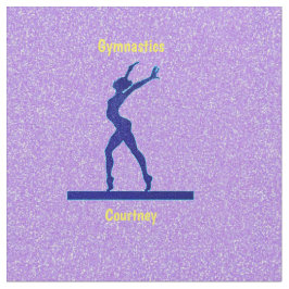 Lila Gnistra Gymnastics Beam Fabric Tyg