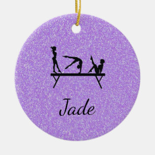 Lila Gnistra Gymnastics Ornament